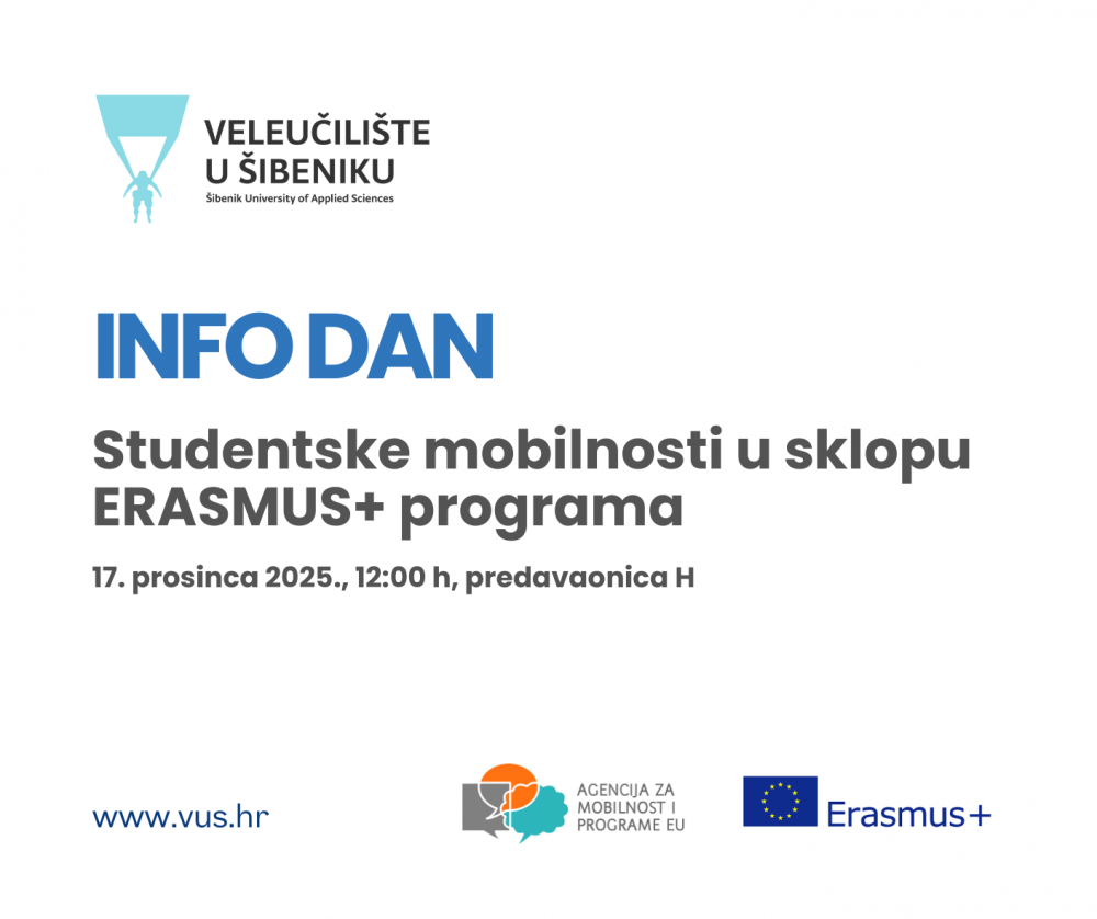 Info dan - "Studentske mobilnosti u sklopu ERASMUS+ programa"