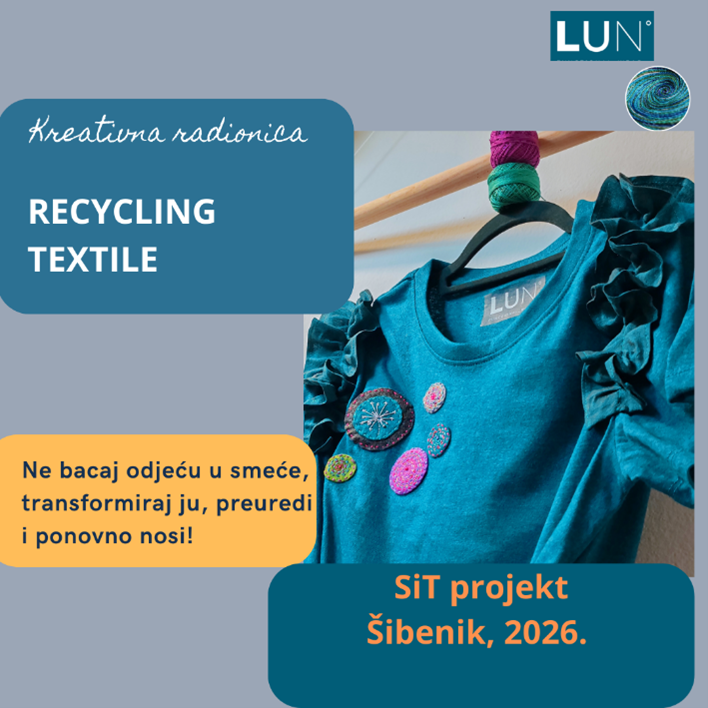 Poziv na kreativnu radionicu: „Preuredi, transformiraj i ponovno nosi“