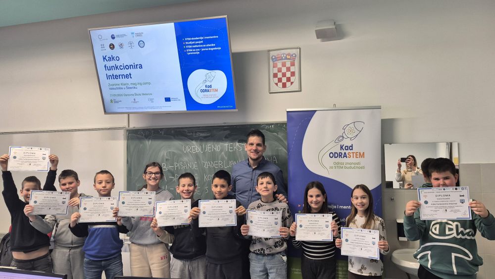 Održana radionica „Kako funkcionira Internet" u sklopu projekta KadOdraSTEM