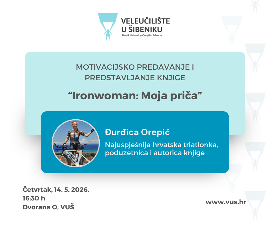 VUŠ Tjedan zdravlja: Motivacijsko predavanje i predstavljanje knjige “Ironwoman: Moja priča”