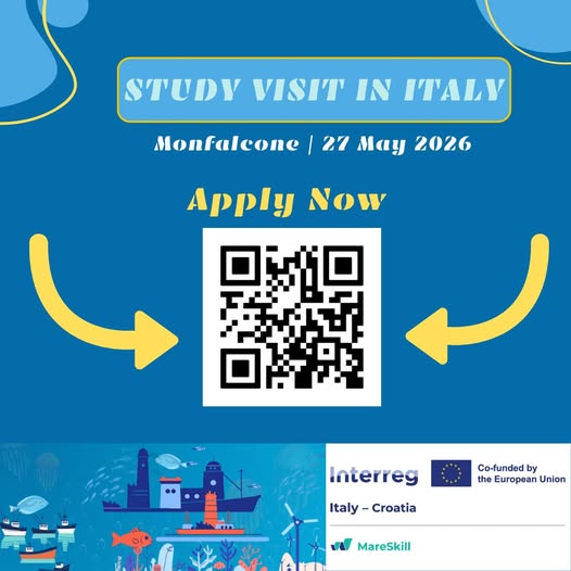 Otvorene prijave za studijski posjet u Monfalconeu u sklopu projekta MareSkill