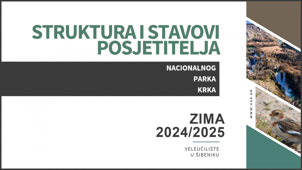 VUŠ proveo istraživanje za NP Krka