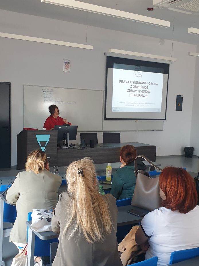 Održano gostujuće predavanje "Prava osiguranih osoba iz obveznog zdravstvenog osiguranja"