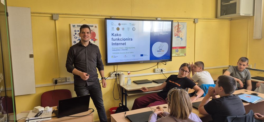 U sklopu projekta KadOdraSTEM održana radionica „Kako funkcionira Internet“